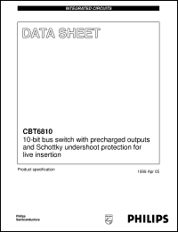 Click here to download CBT6810 Datasheet