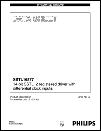 Click here to download SSTL16877 Datasheet