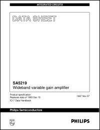 Click here to download SA5219 Datasheet