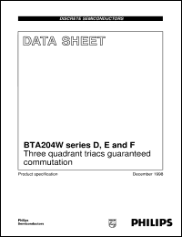 Click here to download BTA204W-600E Datasheet