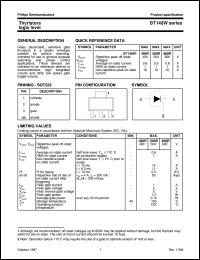 Click here to download BT148W-400 Datasheet