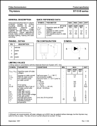 Click here to download BT151B-650R Datasheet