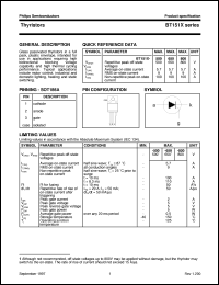 Click here to download BT151X-500 Datasheet