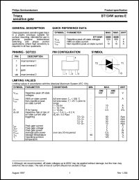 Click here to download BT134W-500E Datasheet