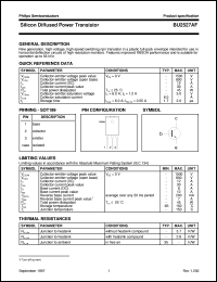 Click here to download BU2527 Datasheet