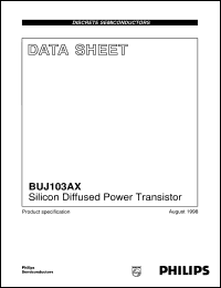 Click here to download BUJ103AX Datasheet