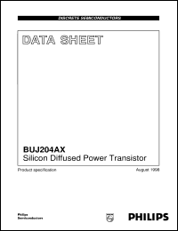 Click here to download BUJ204AX Datasheet