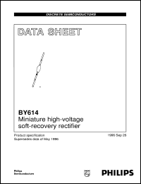 Click here to download BY614 Datasheet