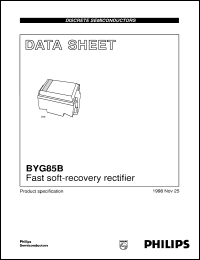 Click here to download BYG85 Datasheet