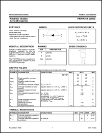 Click here to download PBYR745 Datasheet