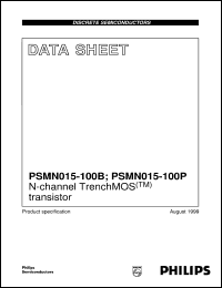 Click here to download PSMN015-100 Datasheet