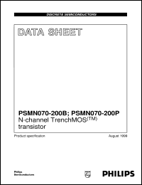 Click here to download PSMN070-200 Datasheet