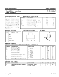 Click here to download PHT11N06 Datasheet