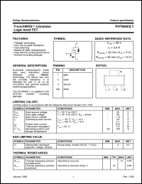 Click here to download PHT6N03 Datasheet