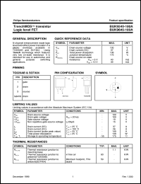 Click here to download BUK9540-100A Datasheet