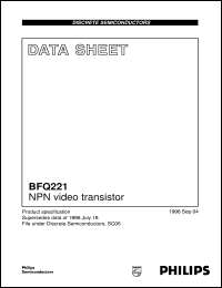 Click here to download BFQ221 Datasheet