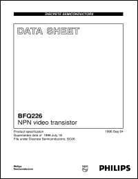 Click here to download BFQ226 Datasheet