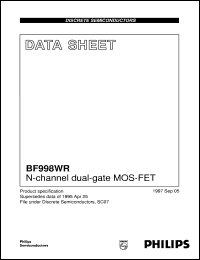 Click here to download BF998WR Datasheet