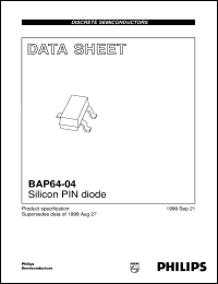 Click here to download BAP64-04 Datasheet