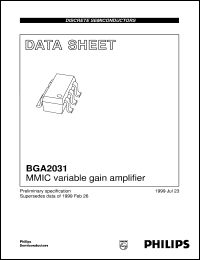Click here to download BGA2031 Datasheet