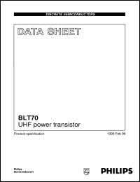 Click here to download BLT70 Datasheet