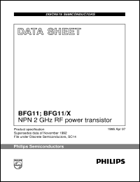 Click here to download BFG11 Datasheet