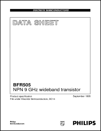 Click here to download BFR505 Datasheet