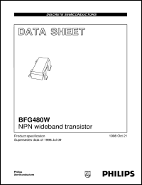 Click here to download BFG480 Datasheet