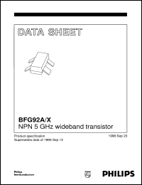 Click here to download BFG92 Datasheet
