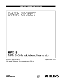Click here to download BFQ19 Datasheet