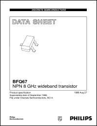 Click here to download BFQ67 Datasheet