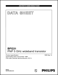 Click here to download BFG31 Datasheet