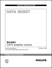 Click here to download BGX881 Datasheet