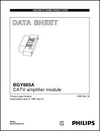 Click here to download BGY885 Datasheet