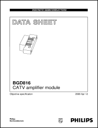 Click here to download BGD816 Datasheet