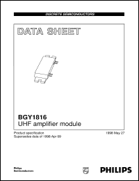 Click here to download BGY1816 Datasheet