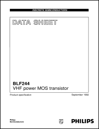 Click here to download BLF244 Datasheet
