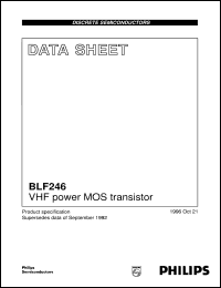 Click here to download BLF246 Datasheet