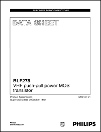 Click here to download BLF278 Datasheet