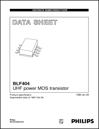 Click here to download BLF404 Datasheet