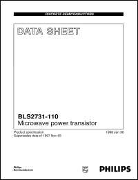 Click here to download BLS2731-110 Datasheet
