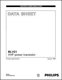 Click here to download BLV21 Datasheet
