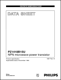 Click here to download PZ1418B15U Datasheet
