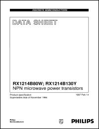Click here to download RX1214B130 Datasheet