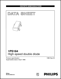 Click here to download 1PS184 Datasheet