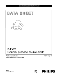 Click here to download BAV23 Datasheet