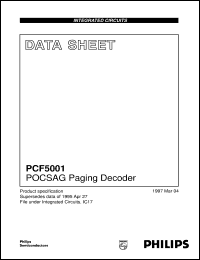 Click here to download PCF5001U/10 Datasheet