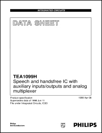 Click here to download TEA1099H/C1 Datasheet