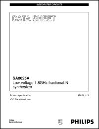 Click here to download SA8025 Datasheet