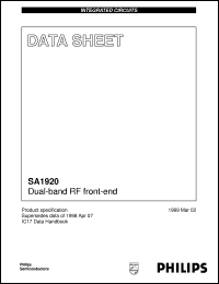 Click here to download SA1920BE Datasheet